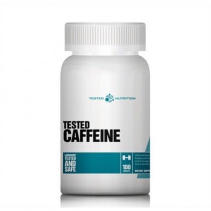 Caffeine 100 tabs 200mg Cafeina Tested Nutrition